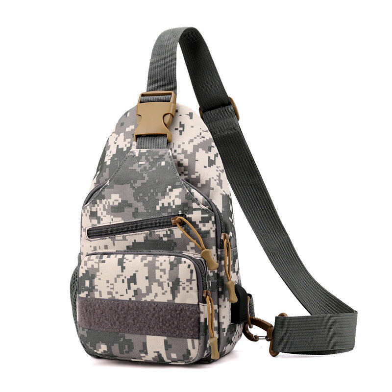 Designer Camo Chest Outdoor Charging Crossbody Bag Waterproof Oxford Fabric Chest Hiking Shoulder Bags for Women Men Hot Selling
