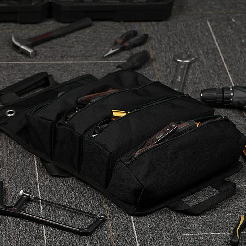 롤링 도구 가방 핸드백 파우치 도구 정리함 멀티 포켓 기계공 및 취미 도구를 위한 편리한 보관 솔루션
