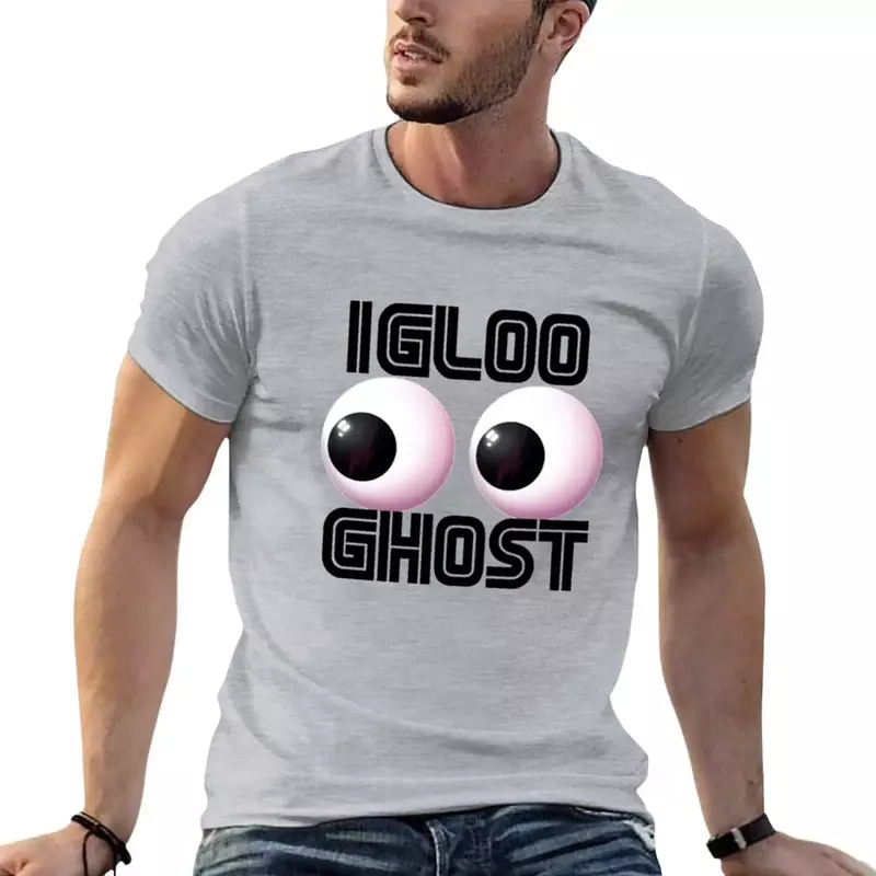 Классическая футболка Iglooghost, женские топы, футболка с коротким рукавом, простые белые мужские футболки