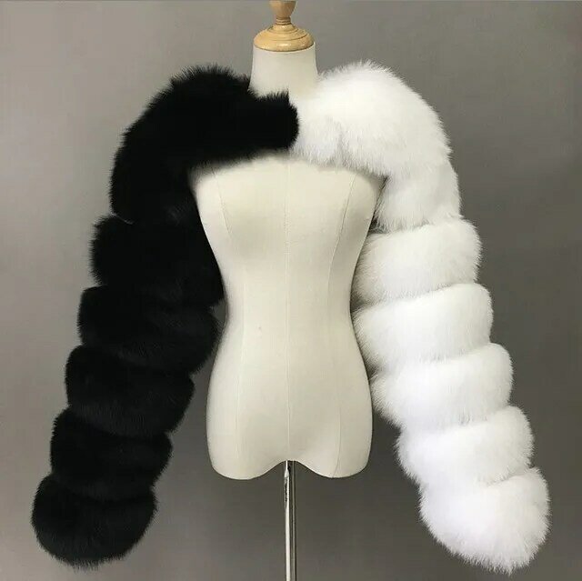 Женское короткое пальто из лисьего меха, новая зимняя Корейская версия, тонкое плюшевое пальто из искусственного меха норки, шуба из меха норки