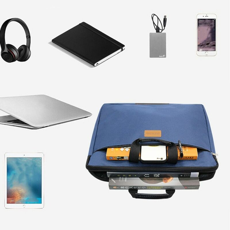 Oxford Cloth A4 Portable File Bag File Organizer Multi-layer Documents Bag Laptop Storage Bag Zipper A4 File Folder Student
