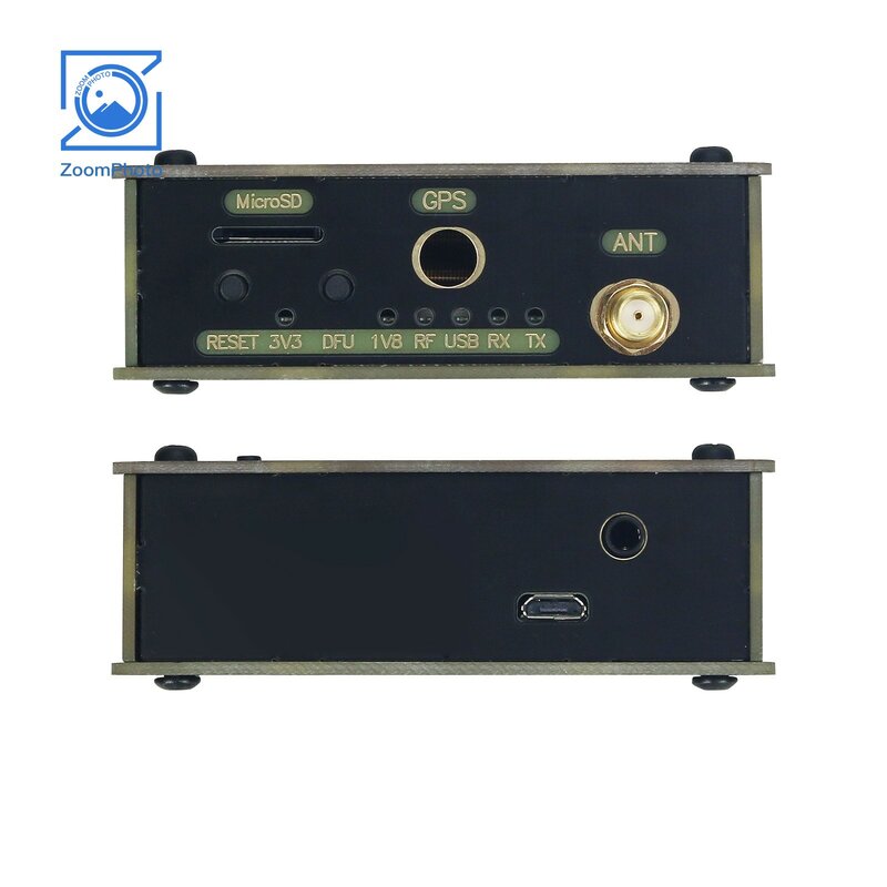 Portapack H2 Mini + HackRF One R9 V2.0.0 penerima Radio SDR dengan lima antena dan penguat sinyal
