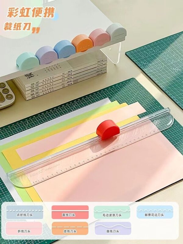 KW-triO Multifunctional Paper Cutter Multiple Cutter Head Combination Cutters Tools Creative DIY Journal Stationery