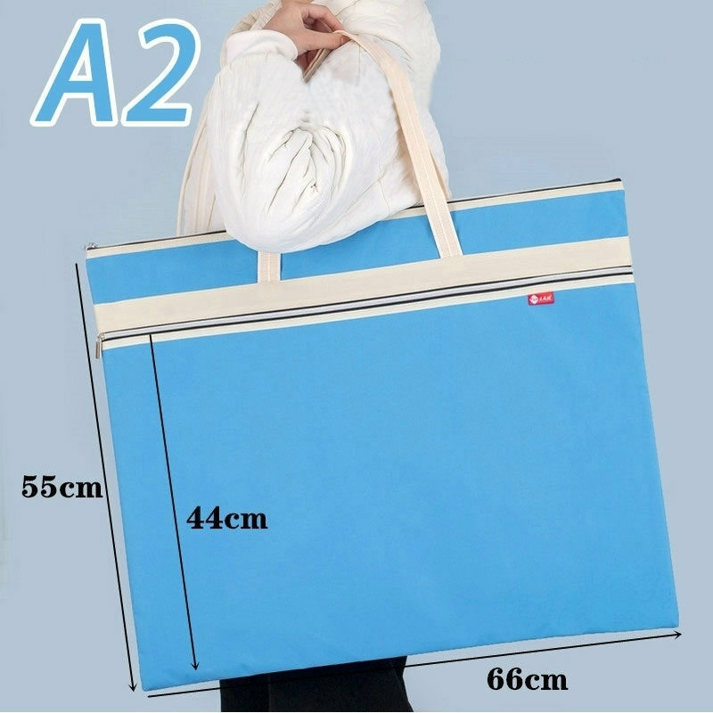 กระเป๋า A2ขนาดใหญ่สำหรับงานศิลปะกระเป๋าพอร์ตโฟลิโอของศิลปิน A2กระเป๋าภาพวาดงานศิลปะสำหรับวัสดุศิลปะกระเป๋าใส่ภาพวาดแบบพกพา