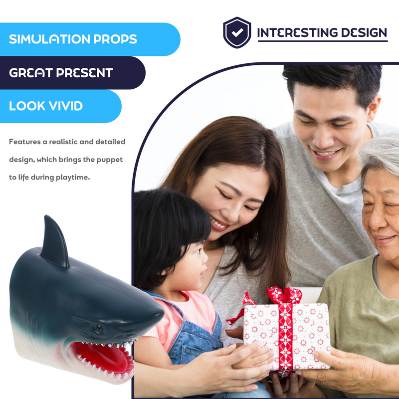 Shark Puppet Toy Parent-child Interactive Story Telling Early Educational Creative Toys Hand