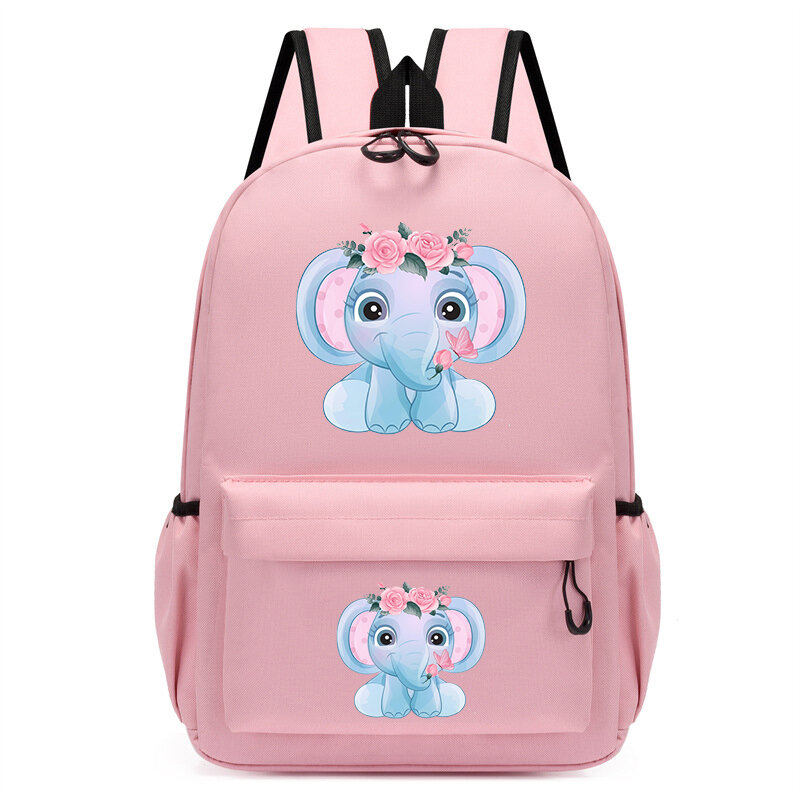 Новый рюкзак, модные школьные сумки с мультипликационным Рисунком Слона, милый детский рюкзак для книг, дорожный рюкзак, милый школьный рюкзак с аниме, модный рюкзак