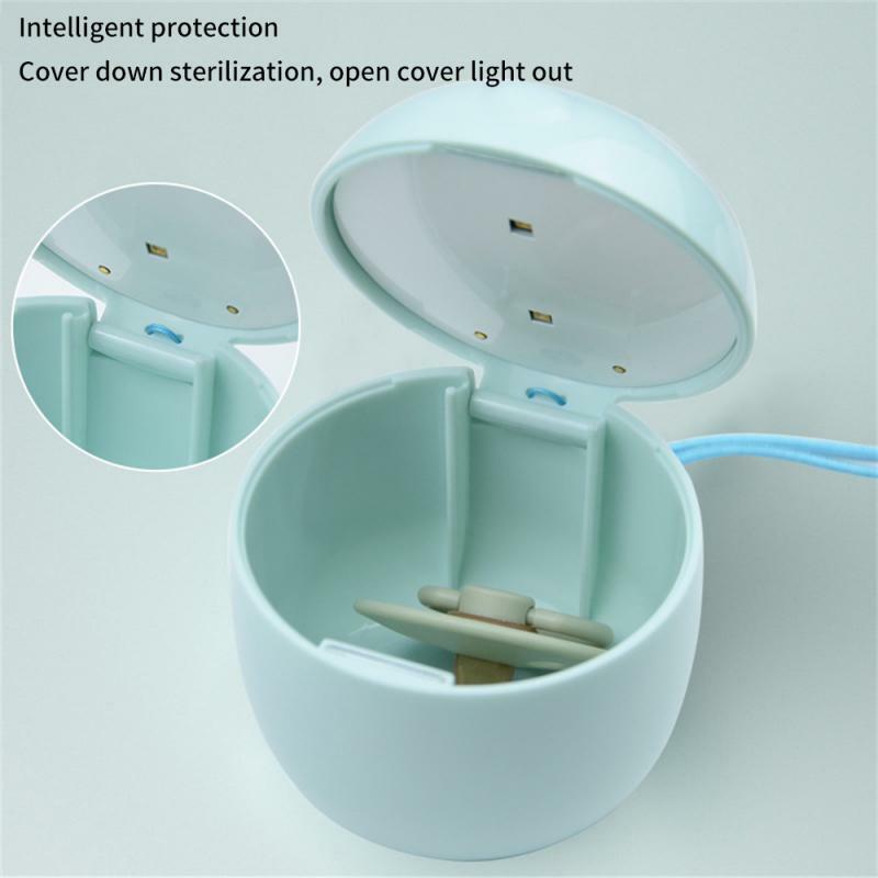 Tragbare Schnuller Desinfektion sicher UV-Licht Desinfektion sbox geschmacklos ungiftig UV-Sterilisator Schnuller Tasche bpa frei