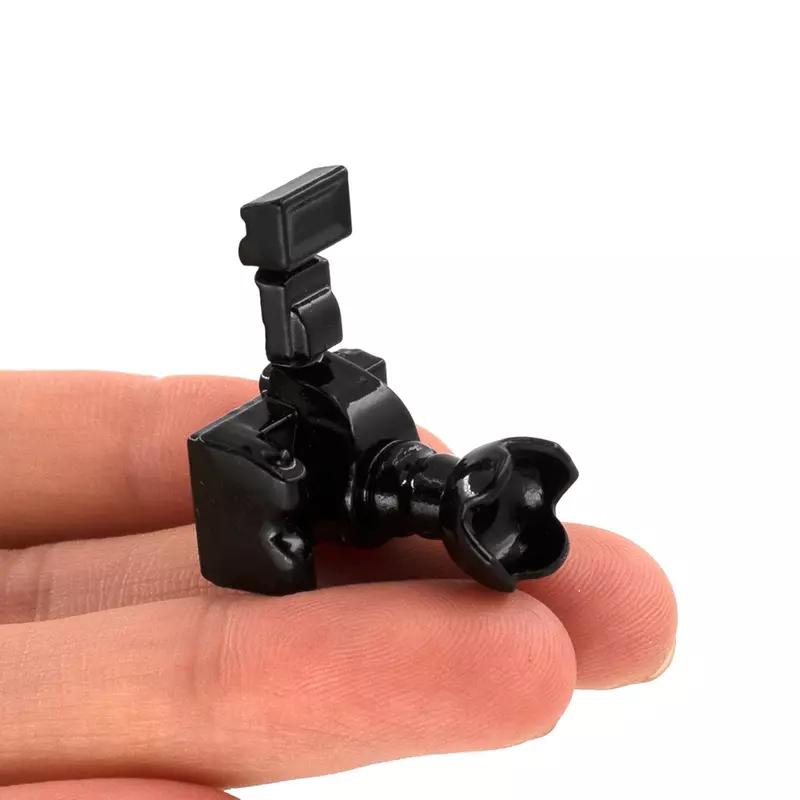 1 Stück Puppenhaus Miniatur Metall SLR Kamera Simulation Modell Spielzeug für Mini-Dekoration Puppenhaus Zubehör