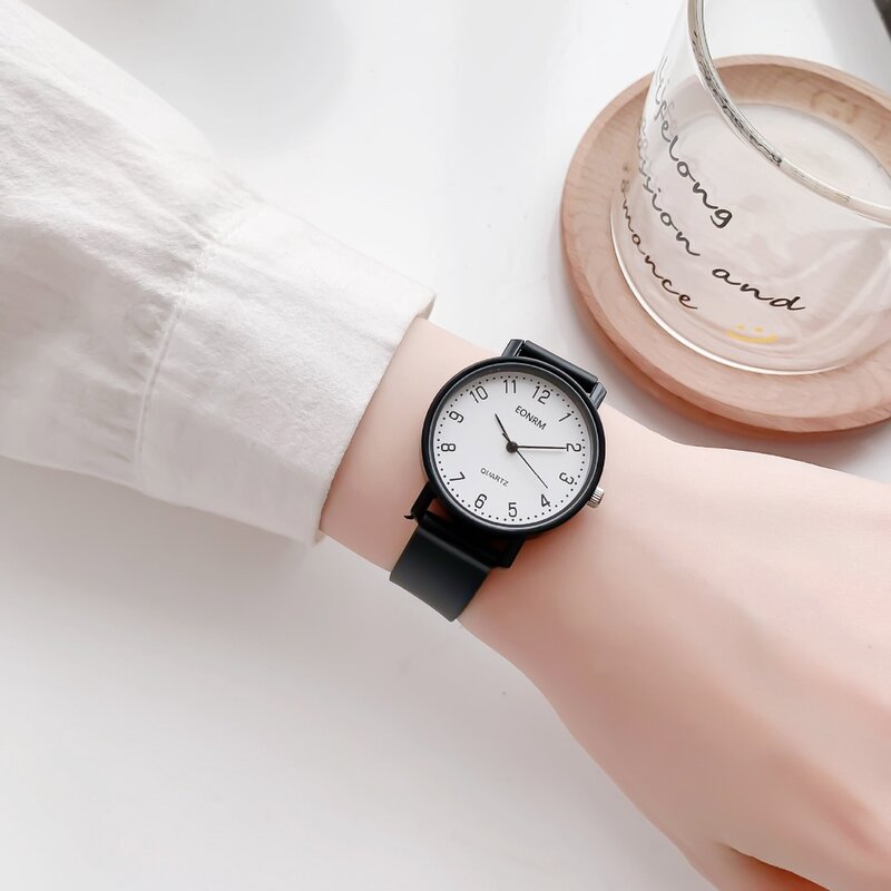 Kegllect reloj de cuarzo deportivo minimalista para niños y niñas, relojes de pareja, estilo Campus
