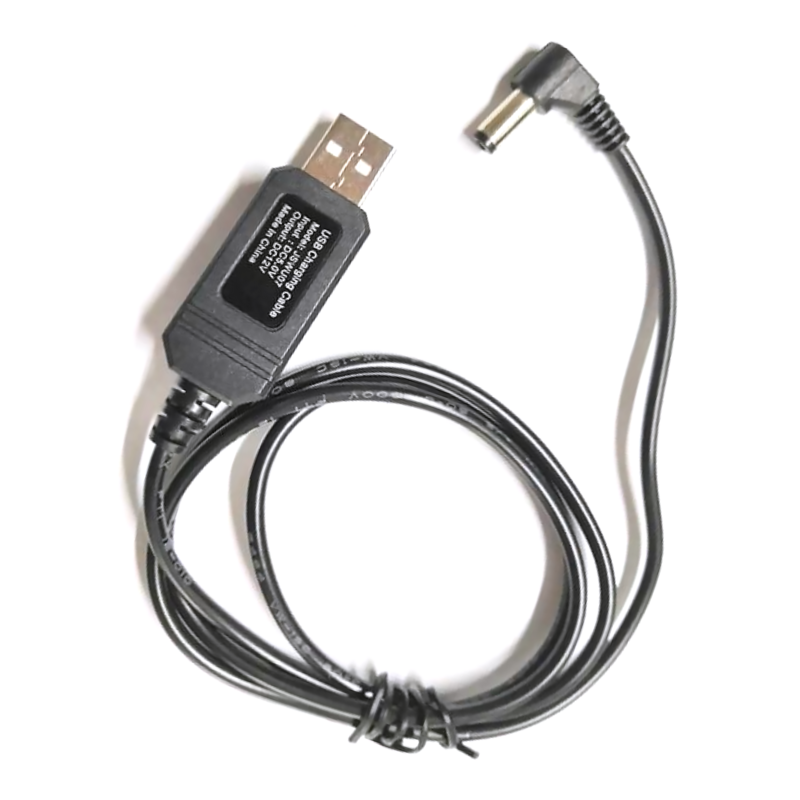 Linha USB Power Boost para Acessórios Router, DC 5V para DC 9V ou 12V, Cabo Adaptador Conversor USB Step-Up, 2.1x5.5mm, 2.5x5.5mm Plug, 1m