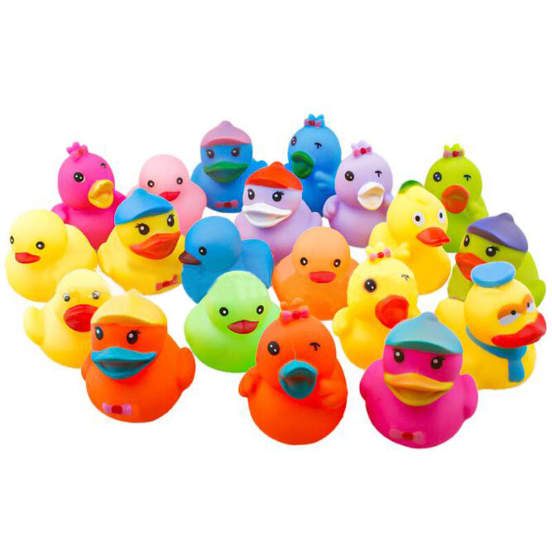 1-35 PCS Cute Rubber Duck assortiti Duck Bath Toys Kids Shower Bath Toy Gift Baby Birthday Party Gifts Room decorazioni per auto