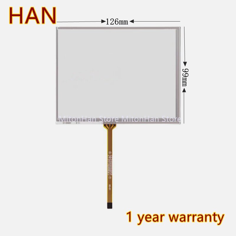 For AT056TN04 V.6 5.6 Inch 4 Wire Touch Panel Screen Glass Digitizer