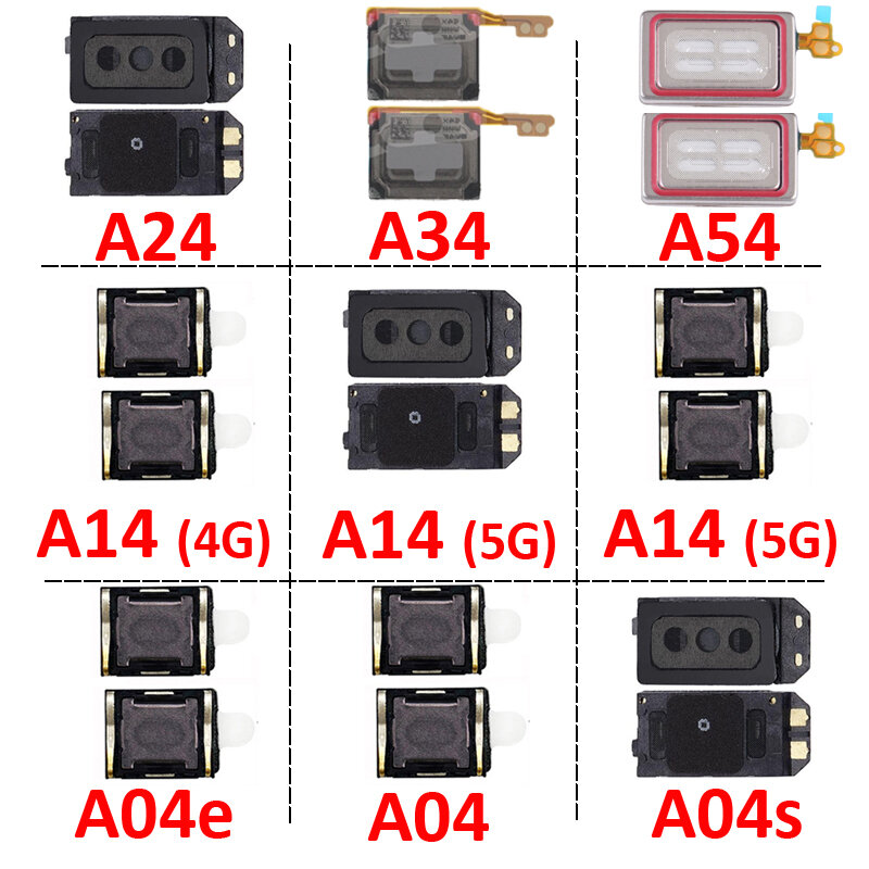 Haut-parleur avec câble flexible, écouteur supérieur, téléphone d'origine, Samsung Galaxy A04, A04e, A04s, A14, A24, A34, A54, A74, 4G, 5G, nouveau