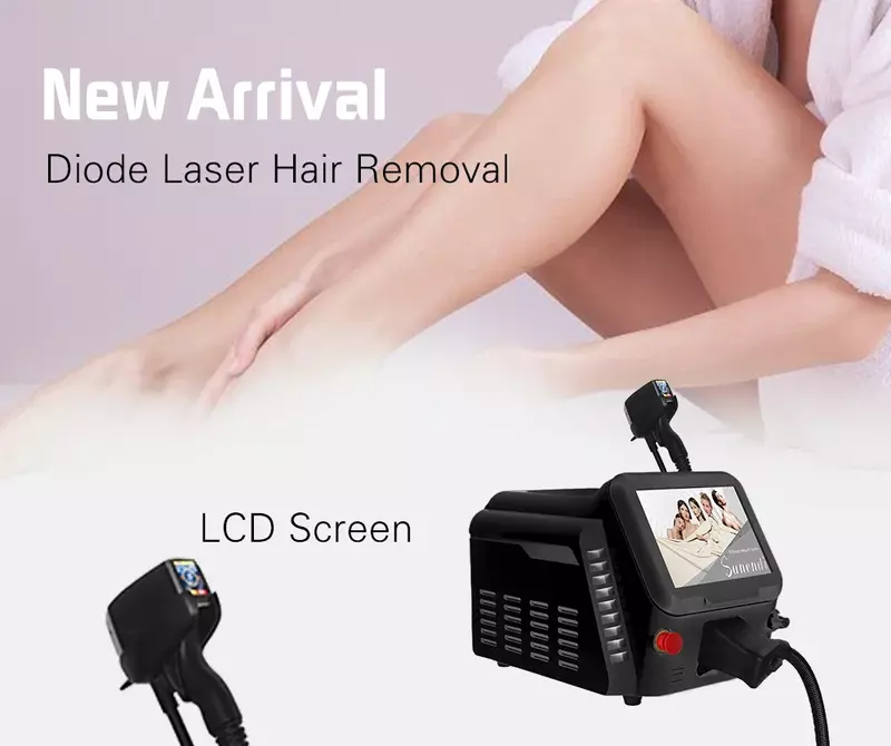 Laser dioda penghilang rambut mesin profesional bawah lengan garis Bikini penghilang rambut bebas rasa depilasi Salon kecantikan Spa