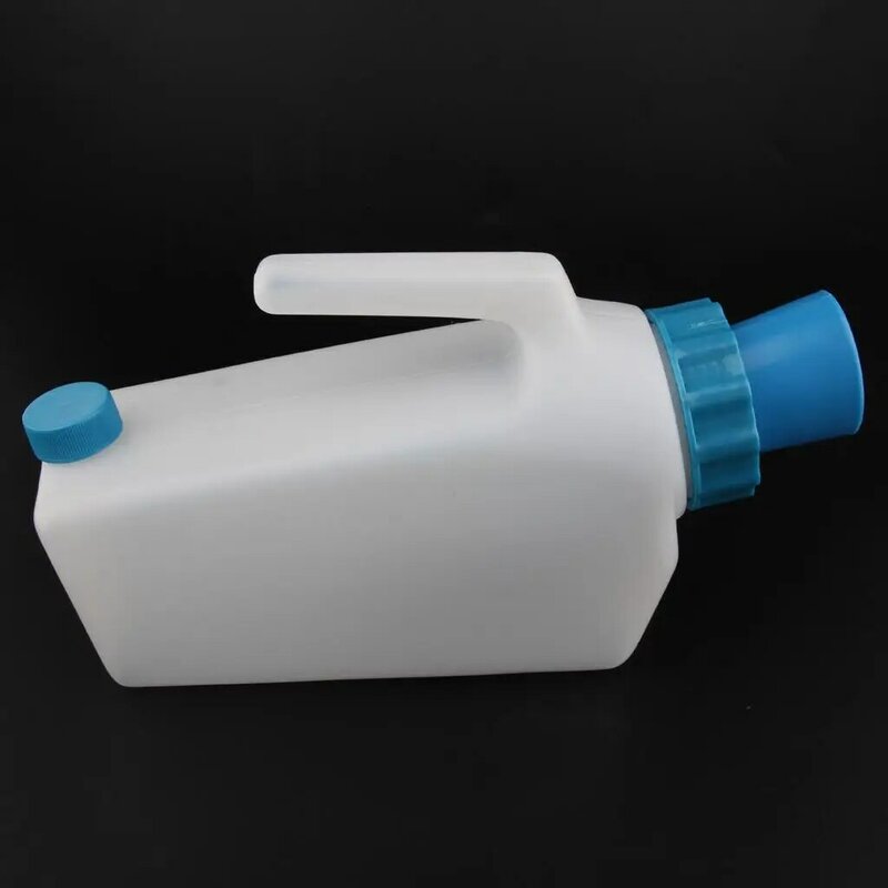 Botol Urinal tempat tidur pria, dapat digunakan kembali 1000ml Set wadah drainase malam
