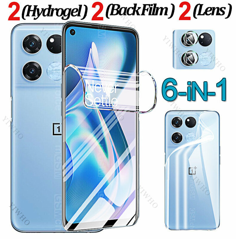 For OnePlus Ace Racing Clear Hydrogel Full Cover Soft Screen Protectors Film for One Plus Aceracing 6.59" Back Protective Safety