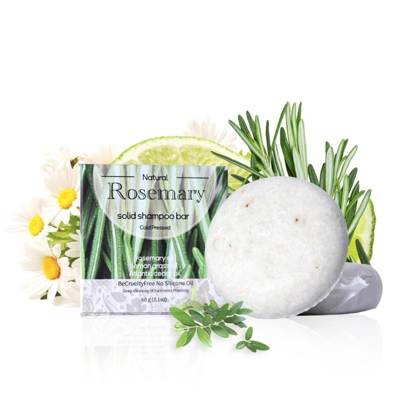 Y1UF Natural Rice Water Shampoo Soap Bar Reject Dry Hair Soap Shampoo Nourishing
