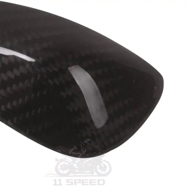 Motocicleta Side Fuel Tank Slide Protector, 100% fibra de carbono completa, tampa de canto, Aprilia RS660 2021-2023