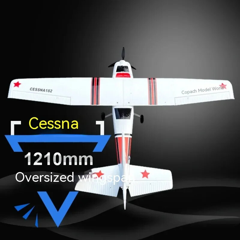 Cessna Model Aircraft 182PLUS Fixed Wing Training Aircraft EPO Material Airplane Remote Control Aircraft