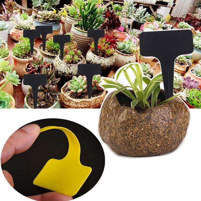 Plastic Tuinierbloemenlabel Zwart Hergebruik Tuinbouwbedrijf Kwekerij Markering Label Huishoudelijke Tuinieren Benodigdheden