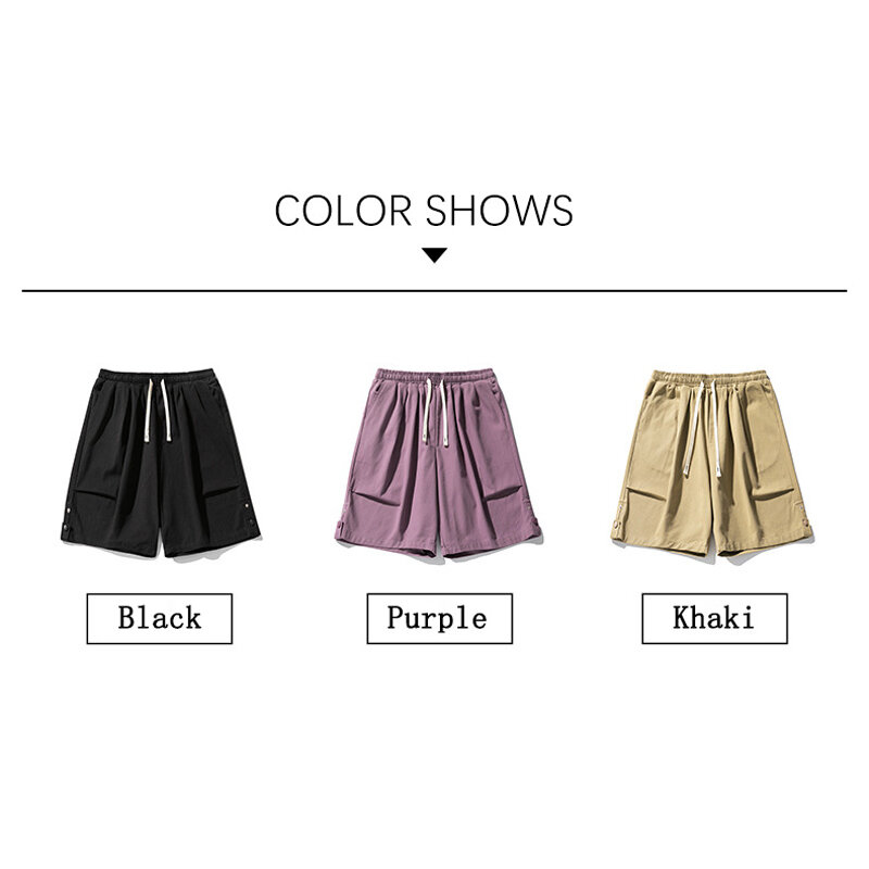 Fesseln Marke im Freien lässige Shorts für Mann Vintage 100% Sommer neue Baumwolle Herren Shorts einfarbige Tourismus männliche Kleidung