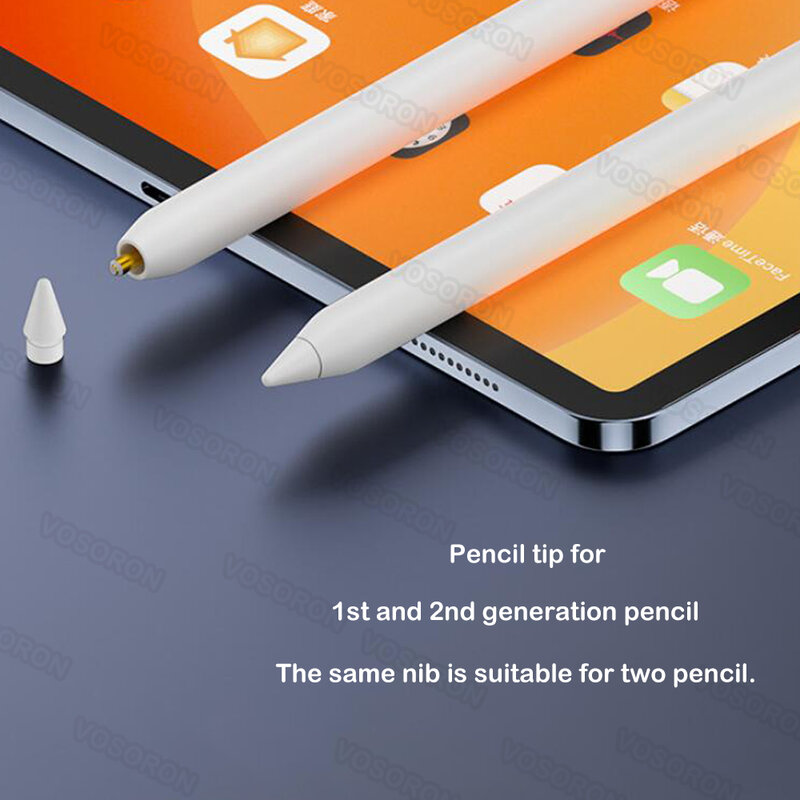 Compatible con punta de lápiz Apple, tapa de repuesto magnética, adaptador de carga para Apple Pencil 1ª generación, accesorios para iPad