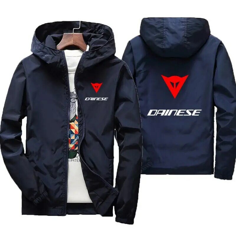 Amazing men's hooded jacket windproof sports jacket with zipper outdoor fashion spring and autumn, 2024