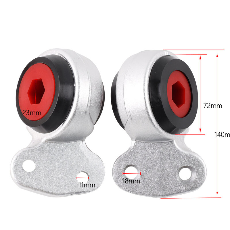 Pair Front Lower Control Arm Bushing for BMW E46 323i 325i 328i Z4 31126783376 777850