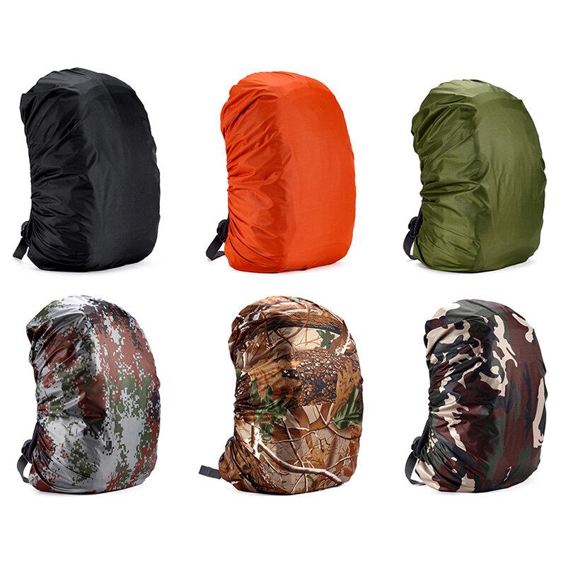 Rain Cover Backpack Outdoor Travel Hiking Climbing Bag Cover Foldable Waterproof Bag Cover Tactical Camping Pouch Dust Raincover