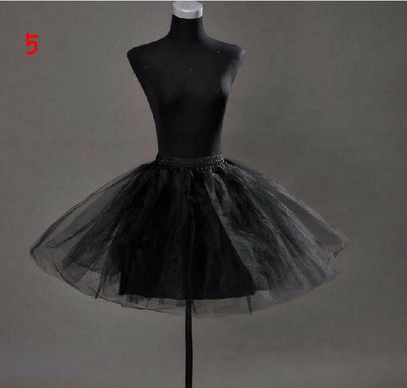 Black Hoop Crinoline Long Wedding Petticoat Ball Gown Underskirt Mariage Skirt Bridal Accessories