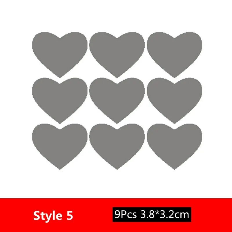 Stiker Reflektif untuk Pakaian DIY Tas Sepatu Hot Stamping Foil Transfer Panas Pakaian Ke Besi Reflektor untuk Keselamatan Malam Anak-anak