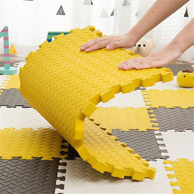 Foot Mat Floor Mat 8PCS Tatame Play Mats 30x30cm Thick 1.2cm Baby Game Mat Tatames Baby Mat Puzzle Mat Playmat Baby Playroom Mat