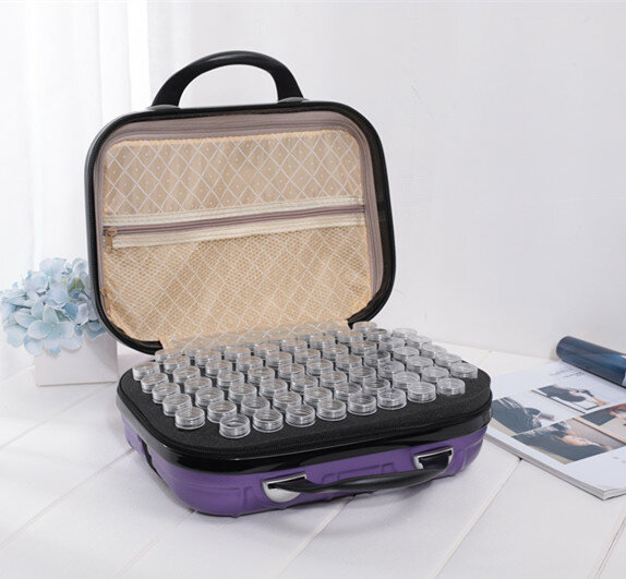 NEW 136 boxes diamond embroidery Container Storage Box diamond painting box Carry Case Container