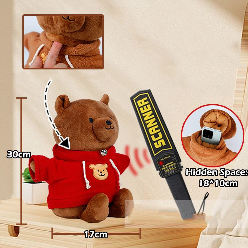 NEUE 30cm Plüsch Bär Versteckte Safes Lagerung Tasche für Geld Schmuck Boxen für Kinder Kinder Spielzeug Kreative Geschenke Geheimnis box Puppe Bär