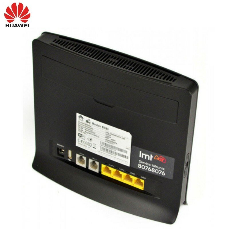 Original unlocked Huawei B593 B593S-22 100Mbps 4G LTE FDD TDD CPE wifi wireless Router mobile broadband with sim card slot