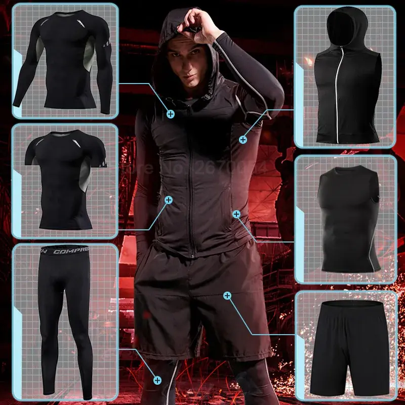 New Sauna Suit Women Plus Size Gym Clothing Sets for Sweating