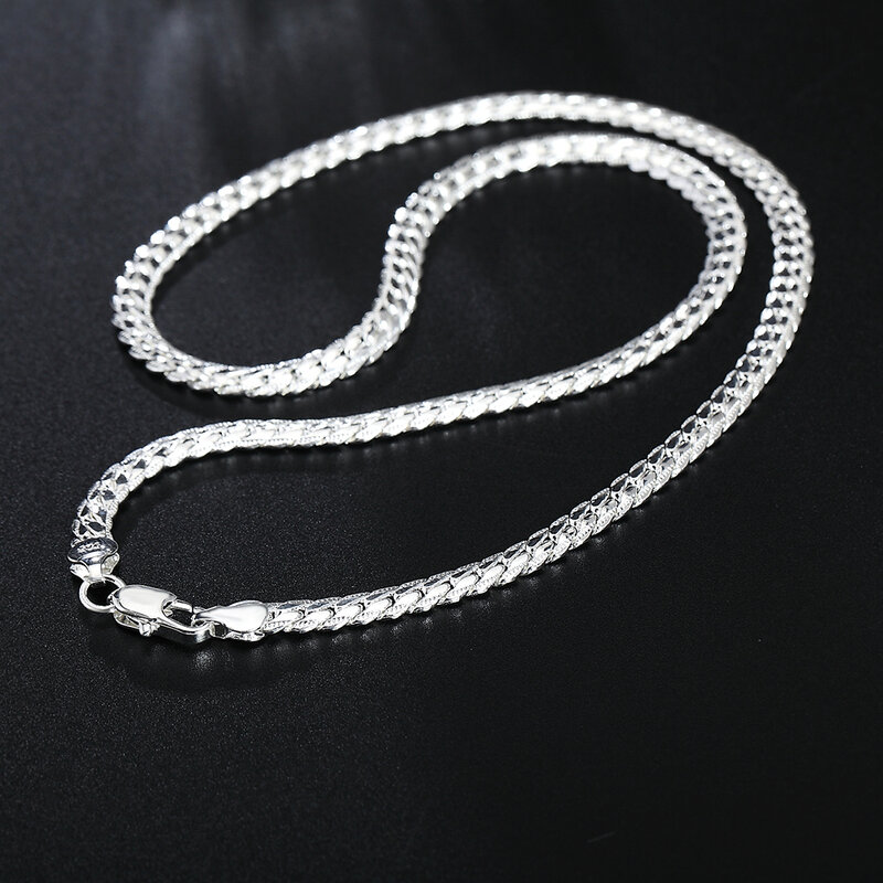 URMYLADY – collier en argent sterling 925 de 20 à 60cm, marque de luxe, chaîne noble pour femmes et hommes, bijoux de fiançailles de mariage à la mode