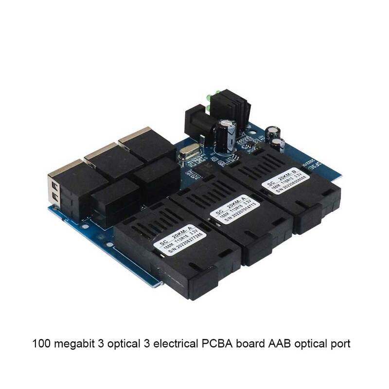 Switch in fibra Ethernet modulo PCBA sostituzione modulo convertitore Hotel ZX-BS33-PCBA adattatore modulo convertitore per ufficio elettrico