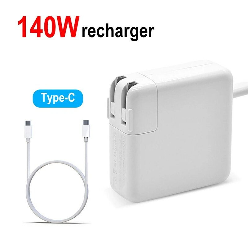 PD 140W USB C Charger Fast Charger Power Adapter for MacBook Pro, MacBook Air, iPad Pro, Samsung Galaxy and All USB-C Devices