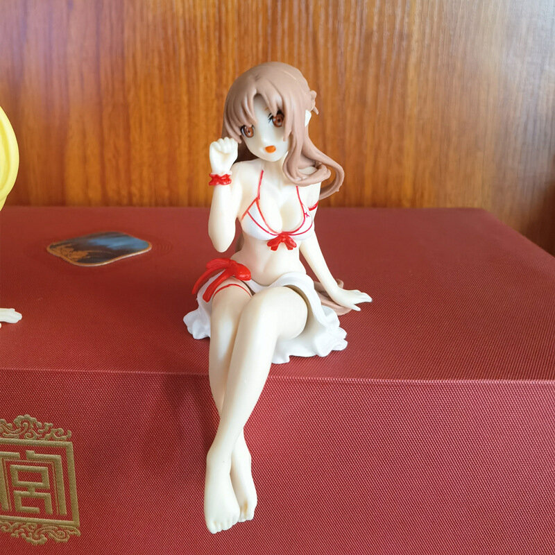 3 Stil sexy Bikini Mädchen Yuuki Asuna Action figur Anime Sammlung Peripherie geräte Puppe niedlichen Modell Spielzeug Auto Ornamente