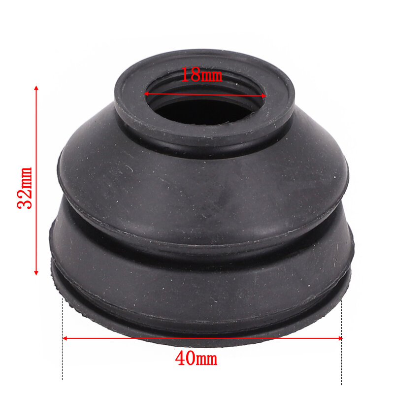 Черная резиновая шариковая Накладка для защиты от пыли, 18 х40х32 мм, 2 шт.