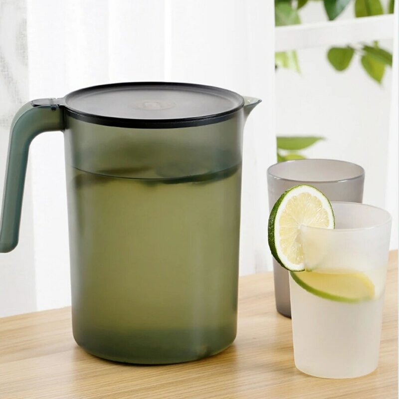 2000/2500ml Large Capacity Cold Kettle Simple Household Plastic Transparent Kettle Pitcher Heat Resistant Cold Water Jug Teapot