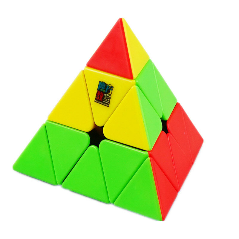 MoYu Meilong Pyraminx 피라미드 매직 큐브, MoFangJiaoShi JINZITA 3x3 큐브 스티커, Magico 퍼즐 큐브 선물, 마카롱