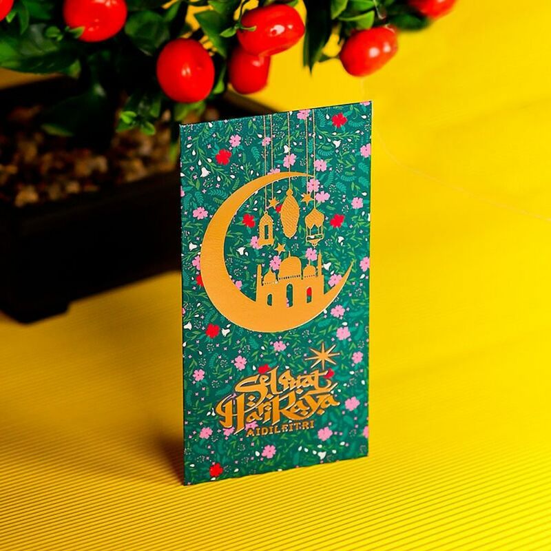 Wishes For You Muslim Good Luck Ramadan Decoration Festival Party Supplies Eid Mubarak Cash Envelopes Eid Money Paper Bags