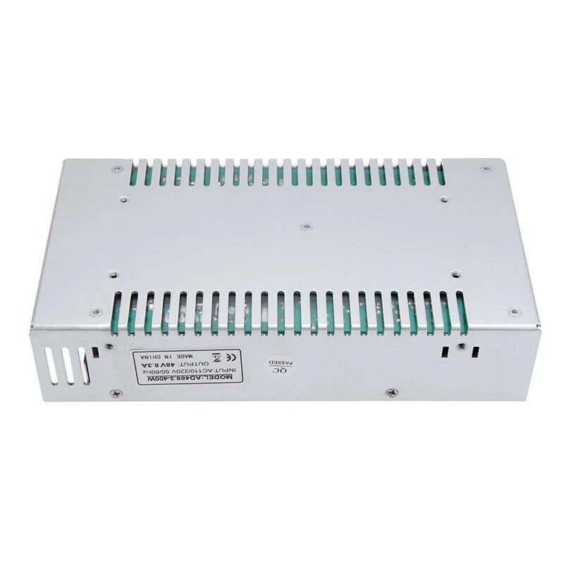 Convertidor de voltaje, interruptor de fuente de alimentación para tira LED, CA 110V / 220V a CC 48V 8.3A 400W, 2 unidades