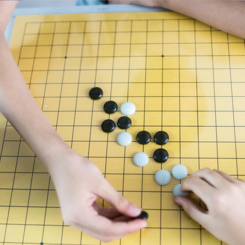 Juego de piedras Go para 6 niños, juego de mesa de dibujos animados Go, mejora la creatividad y la capacidad de pensamiento