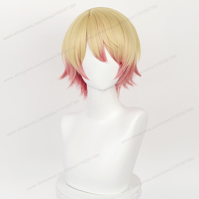 Tenma Tsukasa Cosplay Wig 30cm Short Hair Anime Halloween Heat Resistant Synthetic Wigs