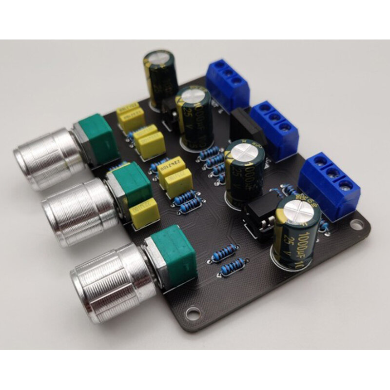 Podwójny NE5532 Tone Stereo przedwzmacniacz płyta Audio wzmacniacz HiFi korektor przedwzmacniacz wysokie regulatory tonów niskich przedwzmacniacz