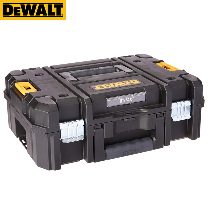 DEWALT DWST17807 cassetta degli attrezzi TSTAK II Flat Top chiave per trapano elettrico accessori custodia modulare impilabile