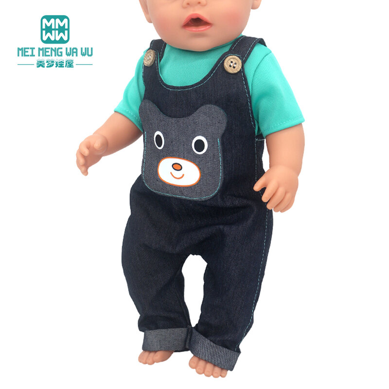 Mała lalka ubrania modne kurtki, dżinsy, płaszcze, buty pasuje 45 cm amerykańska lalka i noworodki akcesoria dla lalek